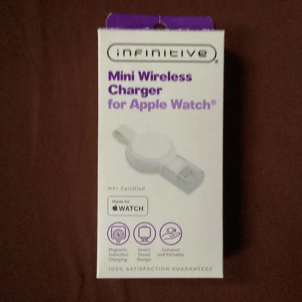 Infinitive Mini Wireless Charger for Apple Watch MFI Certified New/Sealed